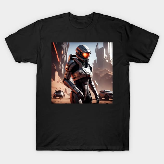 Mass effect 2 inspired art T-Shirt by IOANNISSKEVAS